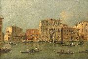 Francesco Guardi View of the Palazzo Loredan dell'Ambasciatore on the Grand Canal, Venice, painting